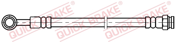 Furtun frana flexibil Spate Dreapta/Stanga 295mm M10x1 Hyundai Sonata V 2.0-3.3 01.05-12.10 QUICK BRAKE