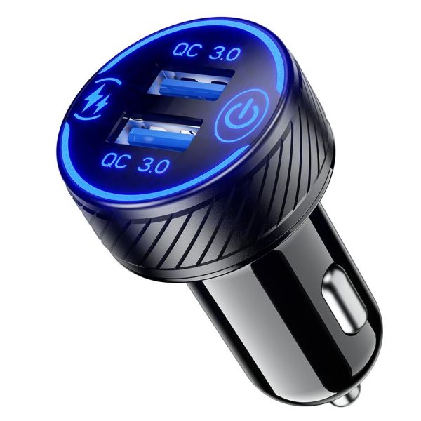 Incarcator auto 4 RIDE USB EXTREME Z8-B-2xUSB QC3.0 18W