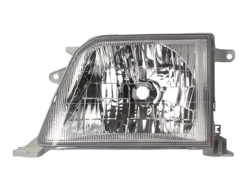 Far Stanga DEPO Lampa Frontala H4/W5W Manual Fara Motoras KOITO Culoare Insert Cromat Toyota Land Cruiser 90 01.02