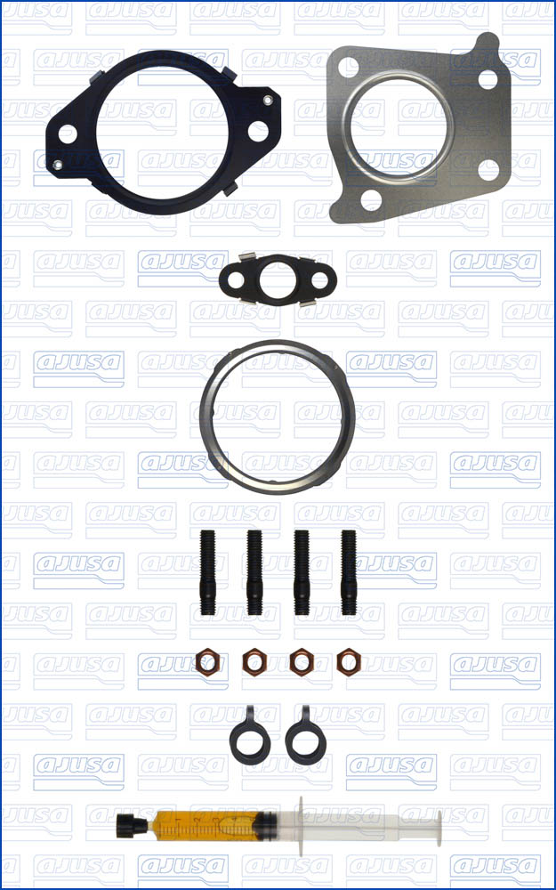 Set montaj turbocompresor AJUSA cu garnituri CHEVROLET CRUZE ORLANDO OPEL ANTARA A 2.0D/2.2D 08.10- autoblocare