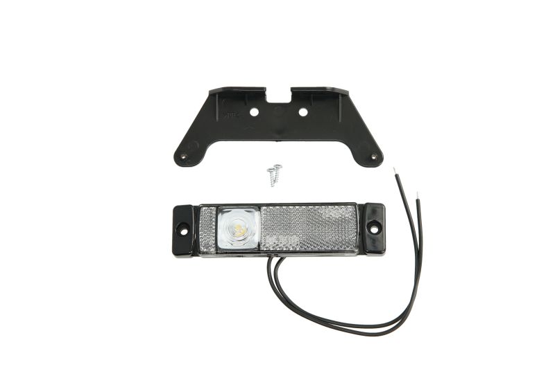 Lumina de clarificare WAS LED alb L/R 12/24V SLIM inaltime 32mm latime 130mm adancime 12,5mm lungime cablu 210mm cu umeras