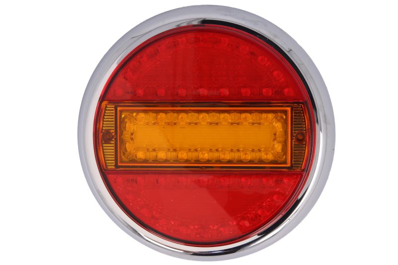 Stopuri spate LED 12/24V indicator lumini frână parcare fără reflector lungime cablu 0,2m cadru cromat WAS