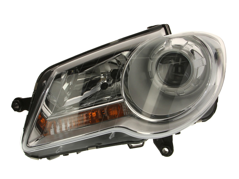 Far DEPO Lampa Frontala Stanga H7/H7 Electric Cu Motor VW TOURAN Montare Fata Stanga