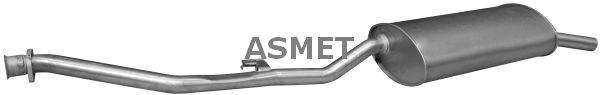 Toba finala esapament ASMET BMW 3 (E30) 1.8 06.87-06.94 Spate 11,16kg E24 dedicat