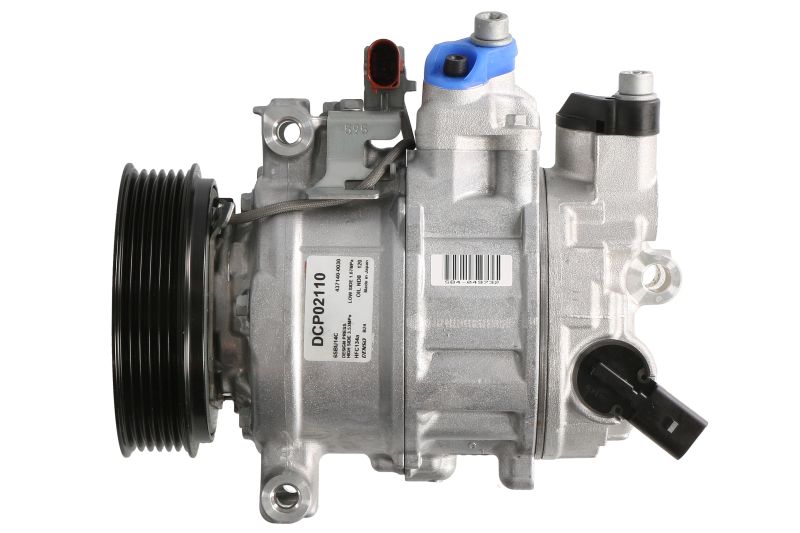 Compresor climatizare DENSO AUDI A6 C7 2.0D 11.13-09.18 12V 6SBU14C R134a 6 caneluri fulie 110mm PAG 46 120ml ambreiaj magnetic