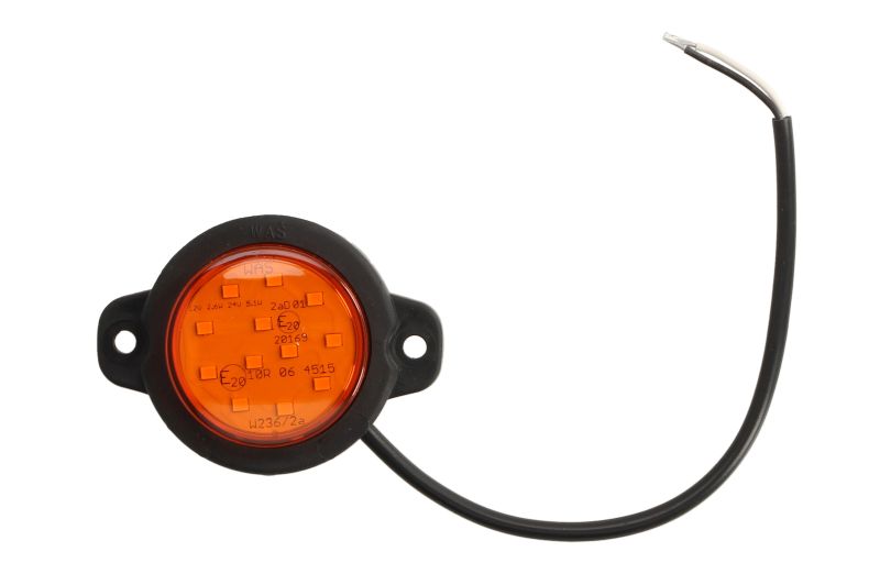 Semnalizator LED Dreapta/Stanga Portocaliu WAS Iluminare Caroserie 12V/24V Lampa Indicator Spate