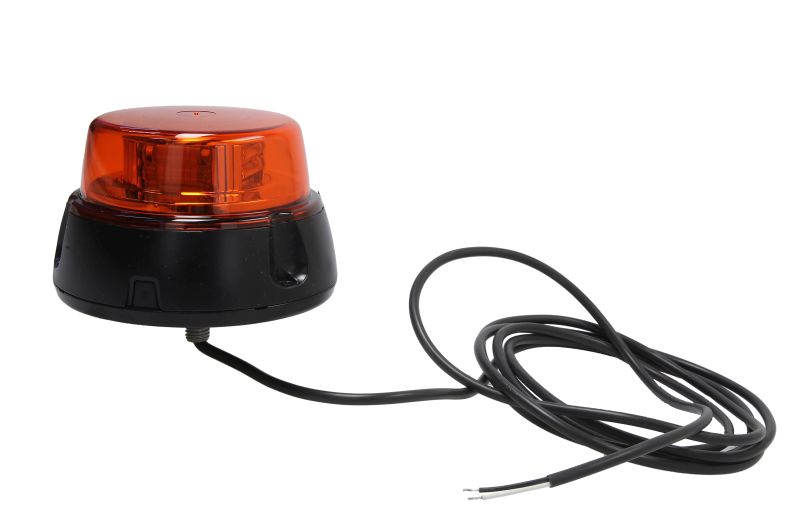 Girofar Rotativ Portocaliu LED 12/24V 1-Point Bolt 0.3m Cablu WAS