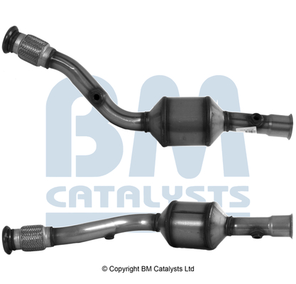 Convertor catalitic EURO 3 oval benzina CITROEN C4 PEUGEOT 307 2.0 08.00-07.07 BM CATALYSTS