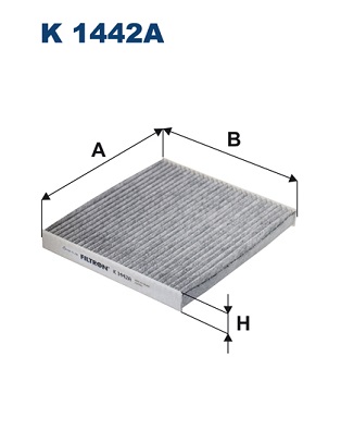 Filtru aer habitaclu carbon activ 28mm x 224mm x 253mm HYUNDAI NEXO Electric 03.18- FILTRON