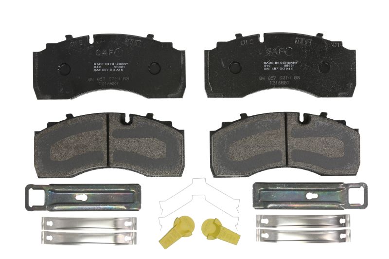 Set Placute Frana Disc SAF Sistem de Franare Frâne cu Discuri 7,41 kg Eticheta Printabila Index 3 057 0014 00