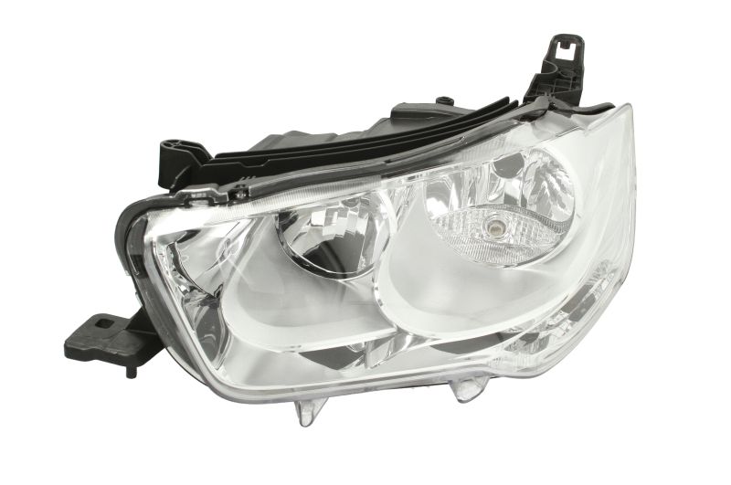 Far DEPO Lampa Frontala Stanga H1/H7/PY21W/W5W Electric Manual Fara Motoras Semnalizator Transparent Citroen C-Elysee