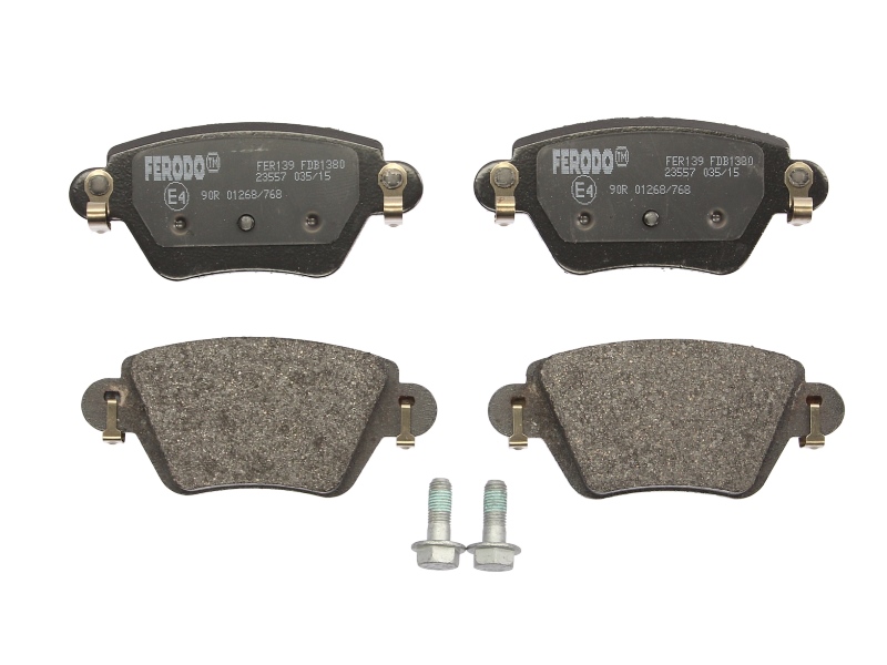 Set placute frana disc spate Renault Kangoo 1.2-1.9D 02.00- Ferodo inaltime 52mm latime 117mm grosime 16.9mm Bosch