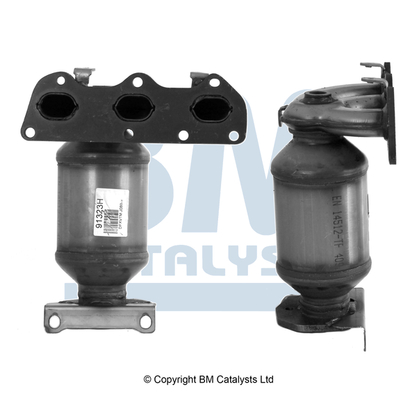 Convertor catalitic EURO 3 BM CATALYSTS SEAT IBIZA III VW POLO 1.2 10.01-07.07 Runda Benzina Omologare E9-103R