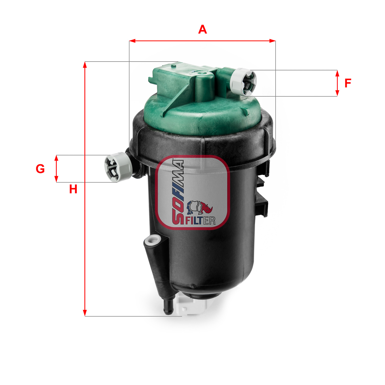 Filtru combustibil SOFIMA FIAT Diametru exterior 114.4 mm Inaltime 213.0 mm Diametru teava 10.0 mm Insertie filtru