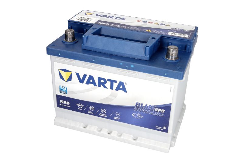 Acumulator Pornire VARTA 12V 60Ah 640A START&STOP EFB R+ Borna Standard 242x175x190mm B13 Flansa Montare 10.5mm Jeep