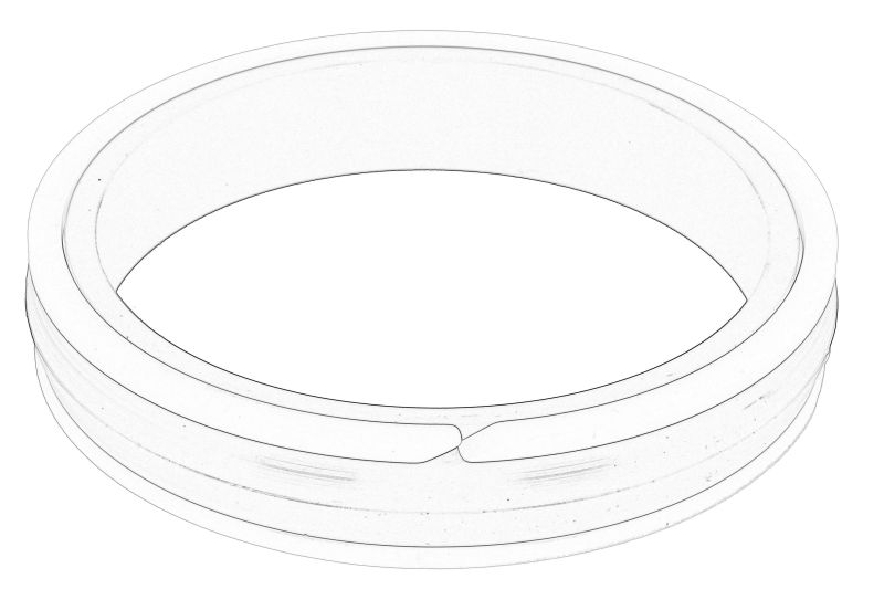 TUZ alte elemente suspensie OE CLAAS, garnitură piston cric 91x77x16, compatibil CLAAS 310, 320, 330, 340; RENAULT 651, 651 S, 651-4, 651-4 S, 652, 656, 656 S, 681, 681 S, 681-4, 681-4 S, 700 H, 700 M, 701-4F