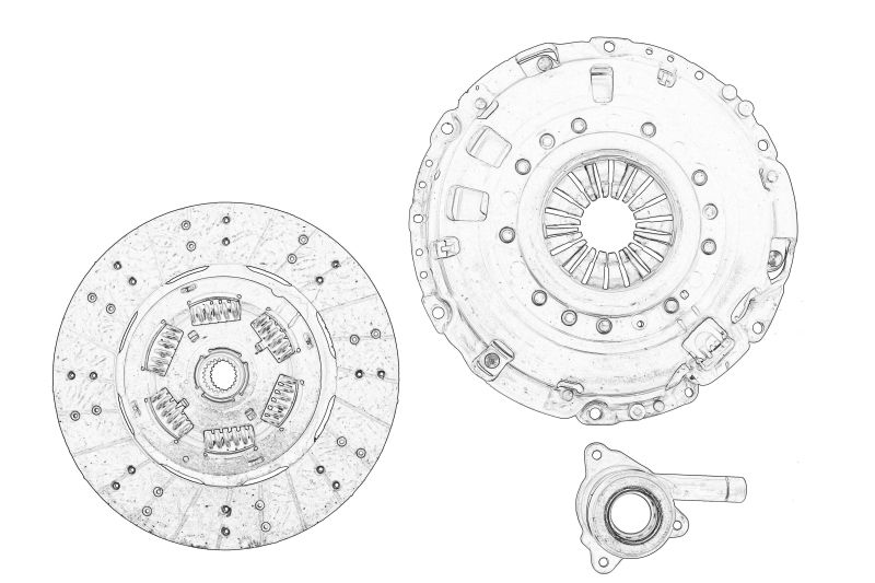 Set ambreiaj OE FORD Kit cu rulment hidraulic pentru TRANSIT V363 2.0D 03.16- fără volant dublă masă