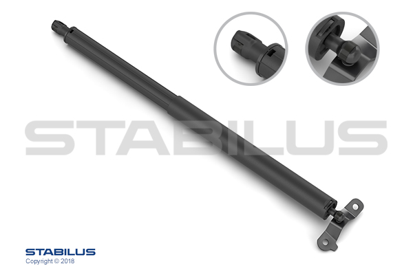 Amortizor portbagaj STABILUS Dreapta/Stanga lungime maxima 561mm SUV 168mm MERCEDES M (W164) 02.05-12.11