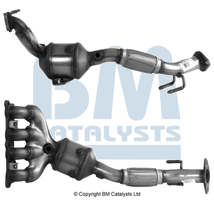 Convertor catalitic EURO 5 BM CATALYSTS pentru FORD C-MAX II FOCUS III 1.6 07.10- EURO 6 omologare drum Da kit montare Da