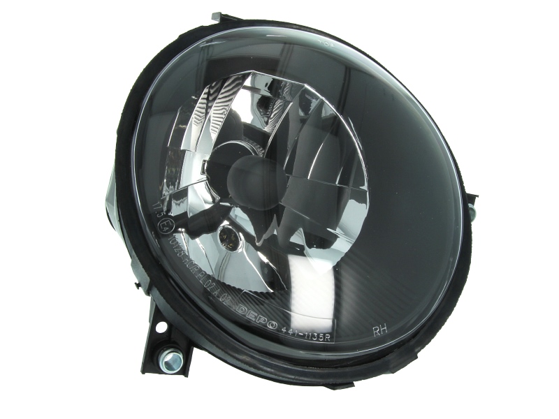 Far Dreapta DEPO H4 Electric Fara Motoras Insert Negru VW LUPO I Lampa Frontala