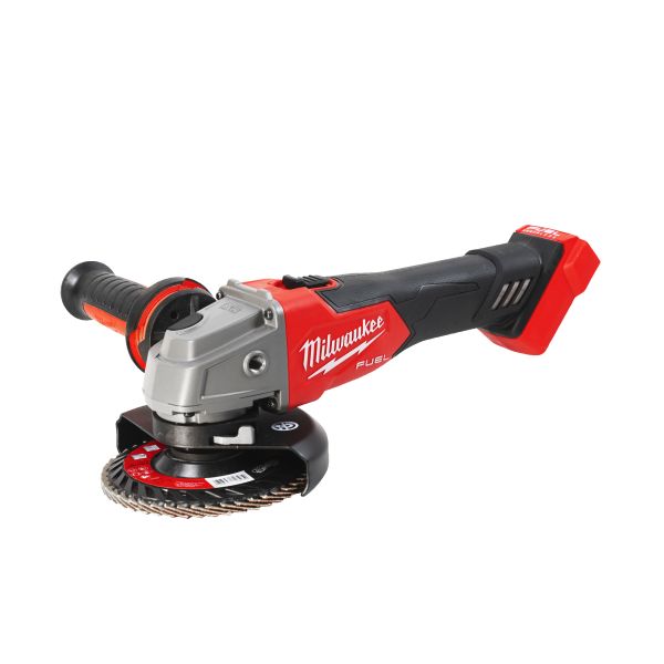 Polizor unghiular MILWAUKEE M18 FSAG125X-0X pe baterii Li-Ion 18V disc 125mm valiza plastic fără baterie și încărcător