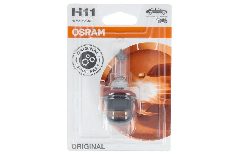 Bec far faza lunga OSRAM H11 12V 55W PGJ 19-2 DS 4 DS 5 IVECO DAILY V MAN TGE MERCEDES A W169 W176 B W245 W246