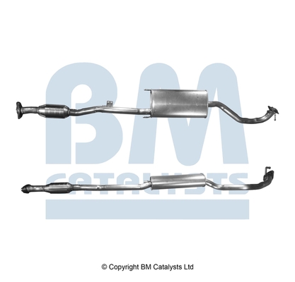 Convertor catalitic EURO 4 LEXUS RX 3.3H 09.04-12.08 BM CATALYSTS dedicat omologare drum aprobare E57-103R kit montare