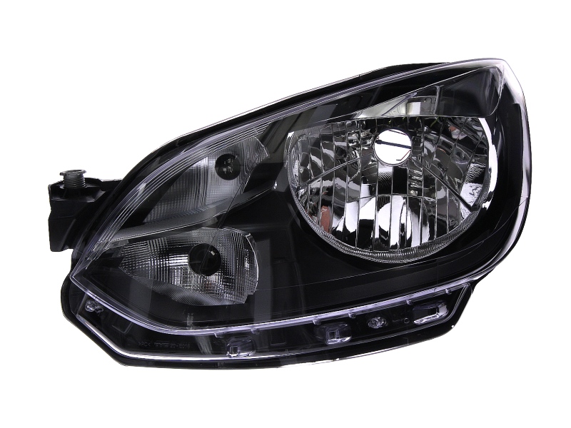 Far TYC Lampa Frontala Stanga H4/W21 Electric Fara Motoras Culoare Insert Negru VW LOAD UP UP!