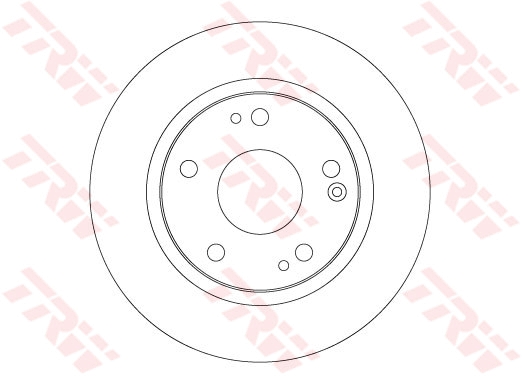 Disc Frana Spate Dreapta/Stanga TRW 260mm x 39.1mm x 9mm Honda Civic X 1.0 02.17-