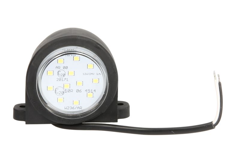 Lampa mers inapoi WAS, 12/24V, fir 0.25m, Dreapta/Stanga, Incolor