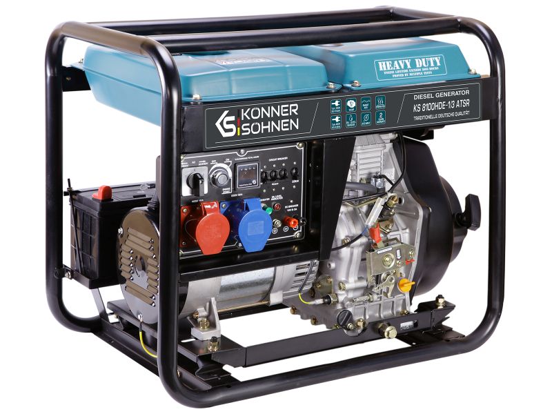 Generator K&S Off Road Baterii Blocuri Alimentare Eticheta Printabila Index KS8100HDE-1/3ATSR 126 kg