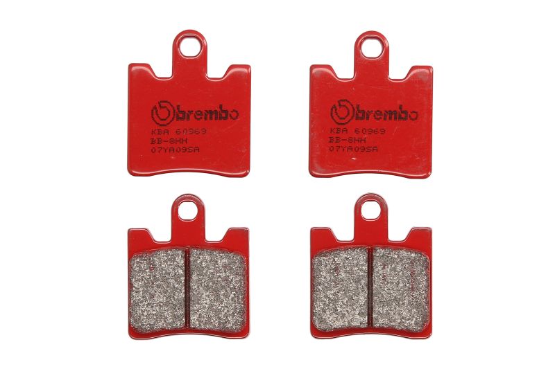 Set placute frana disc BREMBO fata, utilizare traseu, material sinter, dimensiuni 53,4x44,5x8,6mm, compatibil TRIUMPH TROPHY 1200 2015-2015