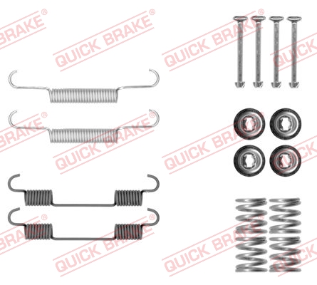 Set accesorii saboti frana parcare montaj pantofi AKEBONO Nissan Murano I 3.5 08.03-09.08 QUICK BRAKE