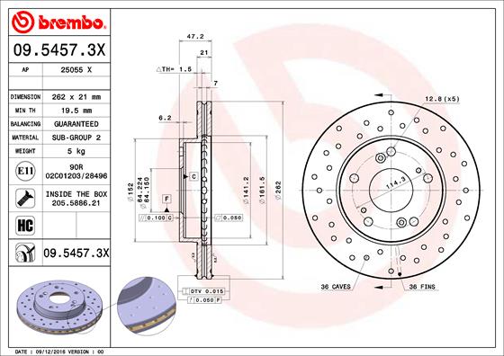 Disc frana BREMBO