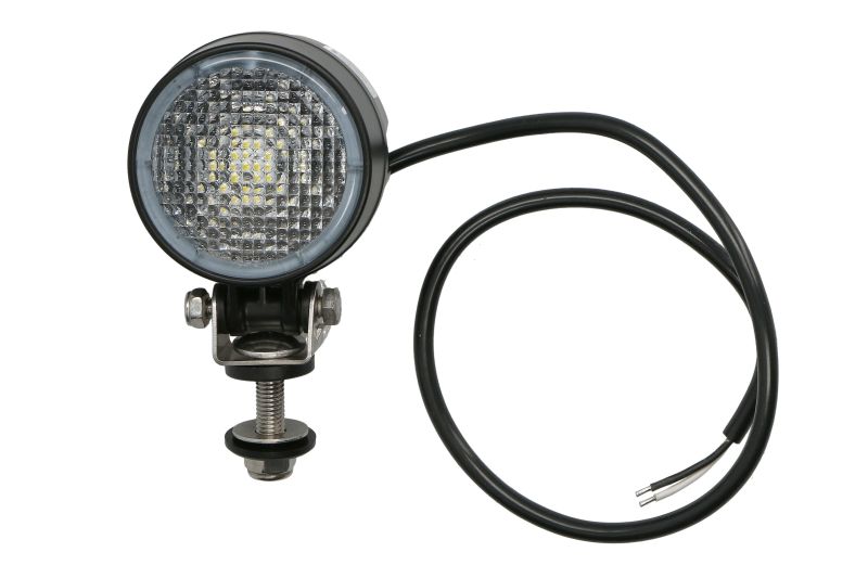 Lumina de lucru WESEM LED 12/24V 12W 600lm 2 diode adancime 49mm diametru 66mm 0.5m wire IP67/IP69K