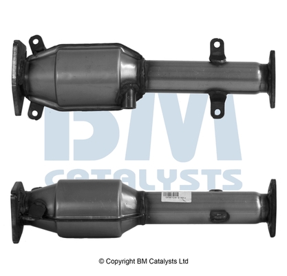 Convertor catalitic EURO 4 Honda Accord VII 2.0 02.03-05.08 BM Catalysts oval benzina piesa omologare E57-103R