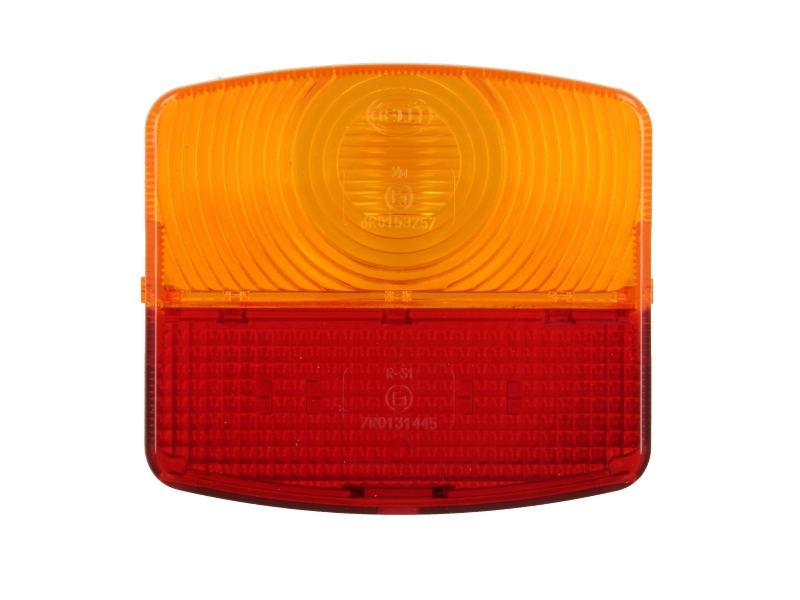 Dispersor lampa spate HELLA L/R indicator stop parcare sticla rosu portocaliu semnalizator portocaliu ECE 3 functii