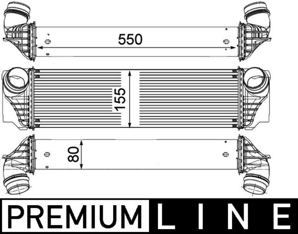 Intercooler, compresor MAHLE