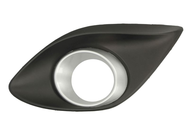 Grila ventilatie bara protectie fata stanga cu gauri lampa ceata plastic gri negru Mazda 2 07.07-06.15 10.07-10.10 BLIC