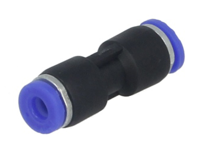 Cap de cuplare pneumatic plastic TEKALAN 6x1 mm montare de urgență drept PNEUMATICS 1 buc