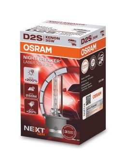 Bec far faza lunga OSRAM D2S 85V 35W P32D-2 Night Breaker Laser alb 4500K 1 buc cutie xenon