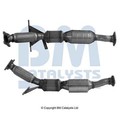 Convertor catalitic EURO 4 oval benzina VOLVO S60 I S80 I V70 II 2.4 01.99-04.10 BM CATALYSTS