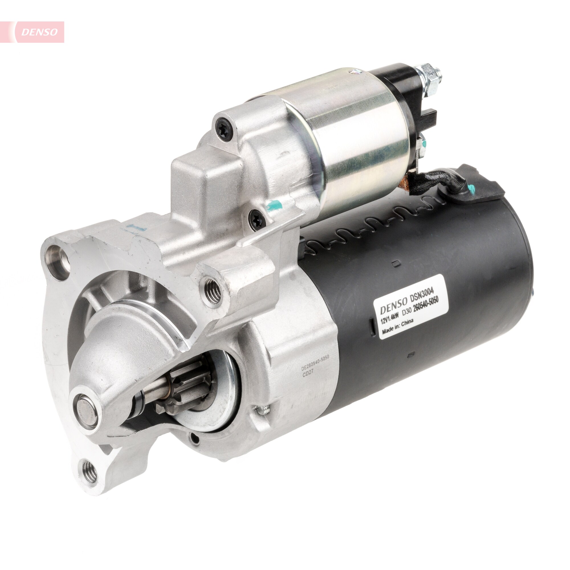 Demaror DENSO 12V 1.4kW 66mm 10 Dinti 3 Gauri Citroen Berlingo C4 C5 Evasion 1.8-2.2D 07.86-