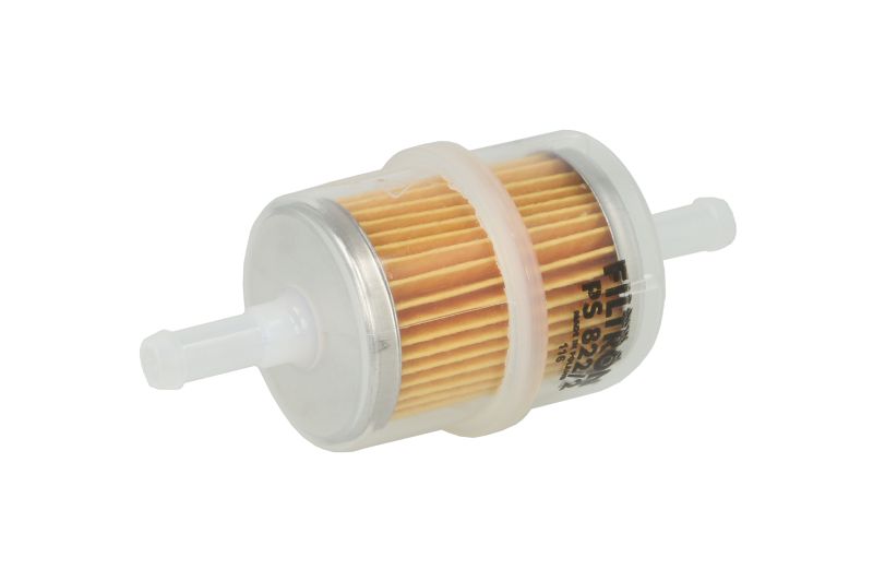 Filtru combustibil FILTRON FIAT CINQUECENTO 0.7 12.91-01.98 Diametru exterior 50 mm Înălțime 108 mm 2 tevi cotite 6 mm