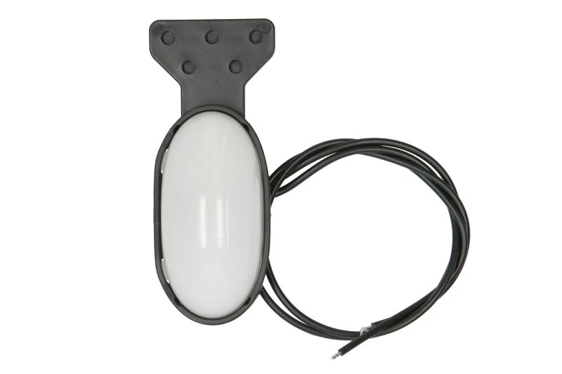 Lumina de clarificare WAS alb oval LED 75mm înălțime 39,5mm lățime 31mm adâncime 380mm lungime cablu cu umeraș 12/24V IP6K9K