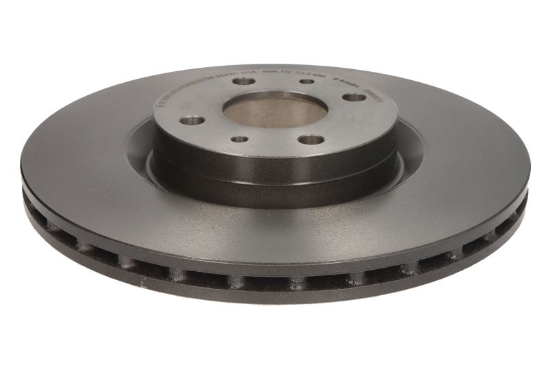 Disc frana Fata Dreapta/Stanga BREMBO 284mm 44mm 22mm 4 gauri ventilat intern ABARTH CITROEN FIAT 500 595 695 Bravo Doblo