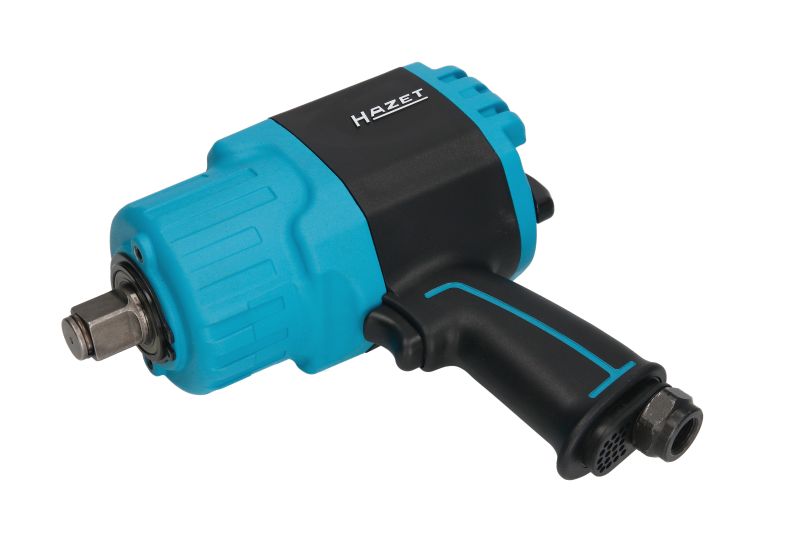 Pistol de impact pneumatic HAZET 3/4` Cuplu maxim 4100 Nm Cuplu lucru 1890 Nm Turatie 5200 rot/min Consum aer 147,2 l/min Lungime 184 mm