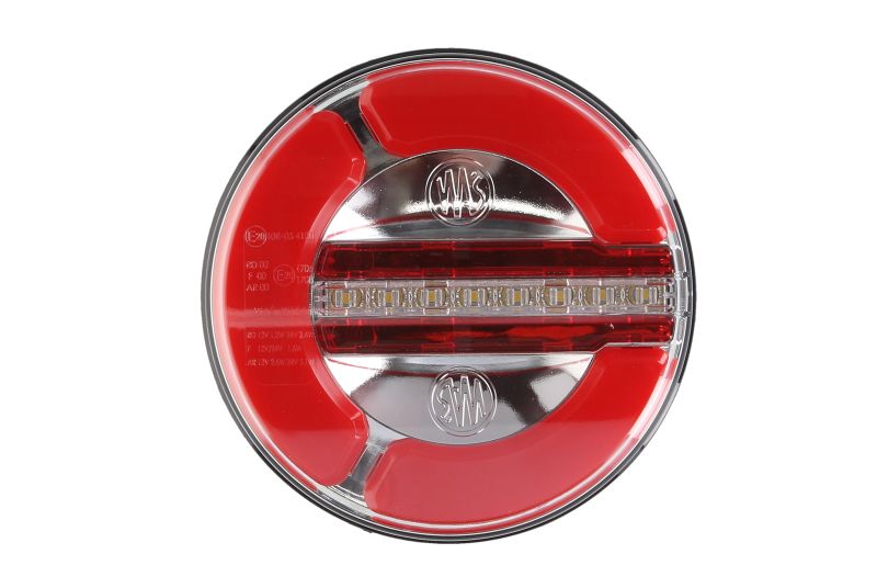 Stopuri spate LED 12/24V WAS W154 L/R lumini ceata, mers inapoi, parcare, conector WAS 5, fara reflector