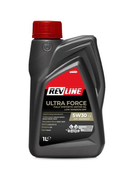 Ulei de motor RWJ ULTRA FORCE 1L 5W30 API CF SM SN ACEA C3 BMW LL-04 GM DEXOS 2 MB 229.31 229.51 Porsche C30 VW 502.00 504.00 505.00 505.01 507.00