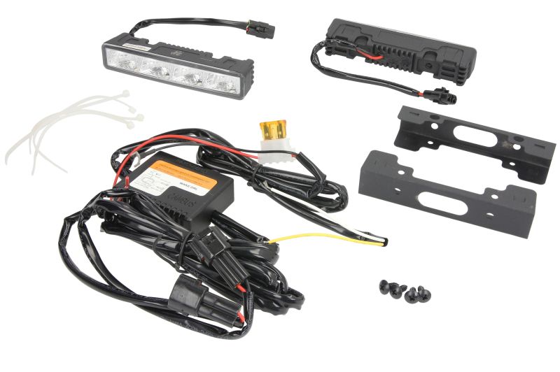 Set faruri de zi LED M-TECH LD905 DayLight 127x31mm 12/24V 2W 4 LED-uri